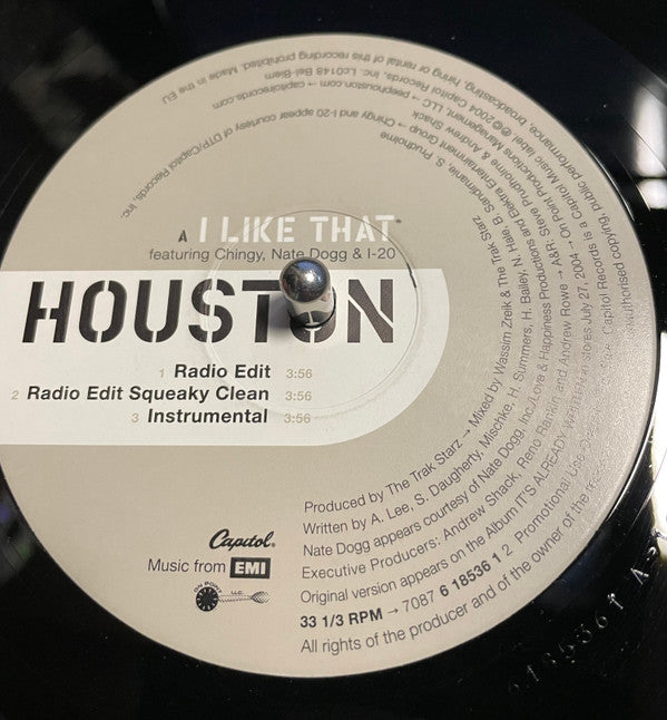 Houston (2) : I Like That (12", Promo)