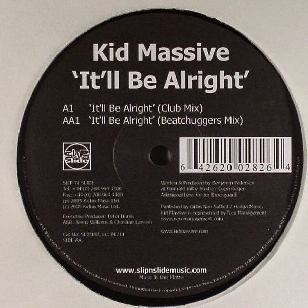 Kid Massive : It'll Be Alright (12")