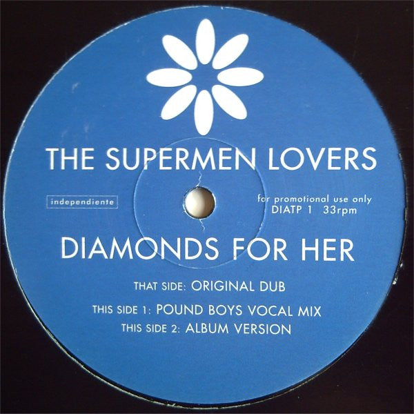 The Supermen Lovers : Diamonds For Her (12", Promo)