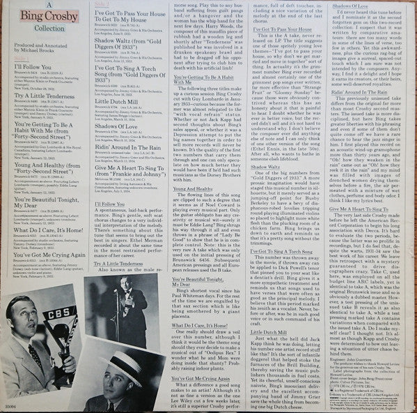 Bing Crosby : A Bing Crosby Collection, Volume II (LP, Comp, Mono)