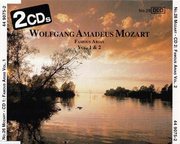 Wolfgang Amadeus Mozart : Famous Arias Vol. 1 & 2 (2xCD, Comp)