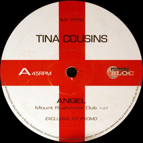 Tina Cousins : Angel (10", Promo)
