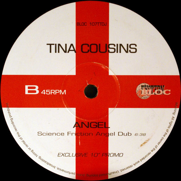Tina Cousins : Angel (10", Promo)