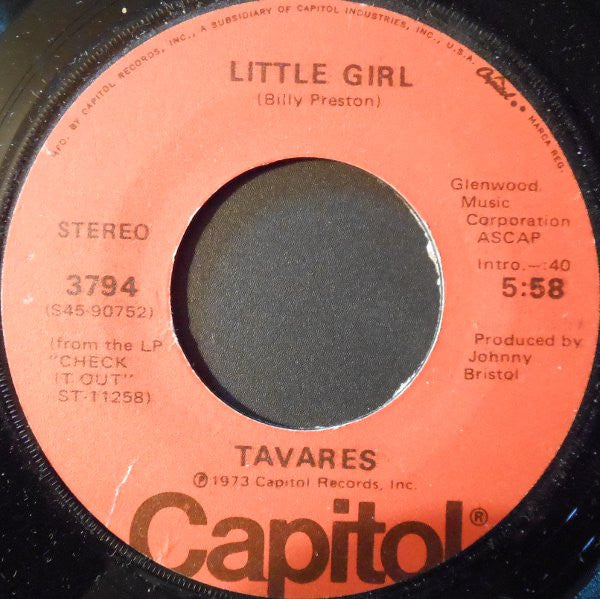 Tavares : That's The Sound That Lonely Makes (7", 3:1)