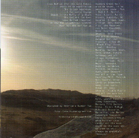 Hookers Green No.1 : On How The Illustrious Captain Moon Won The War For Us (CD, Album)