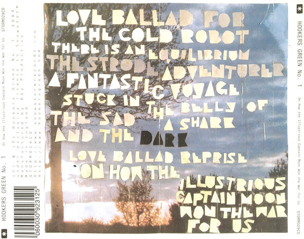 Hookers Green No.1 : On How The Illustrious Captain Moon Won The War For Us (CD, Album)