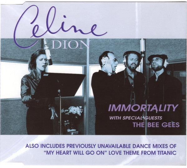 Celine Dion* With Special Guests The Bee Gees* : Immortality (CD, Single)