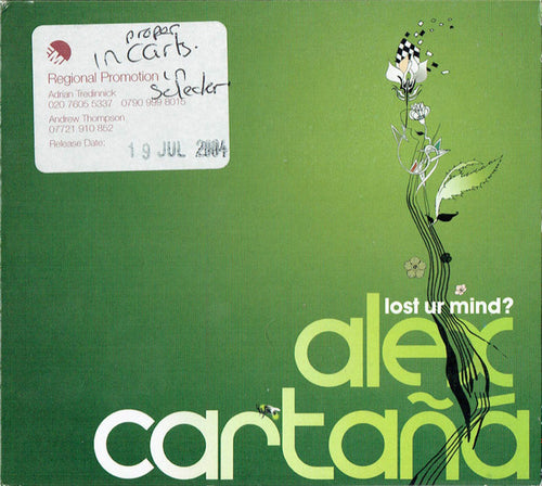 Alex Cartañá : Lost Ur Mind? (CD, Single, Promo)
