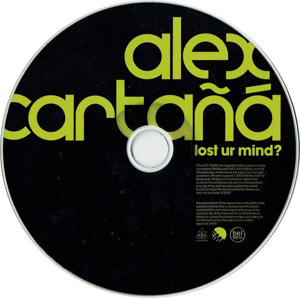 Alex Cartañá : Lost Ur Mind? (CD, Single, Promo)
