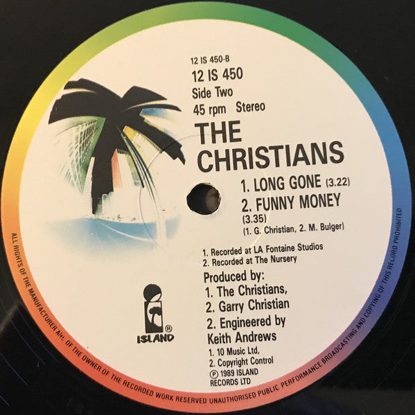 The Christians : Words (12", Single)
