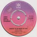 Jimmy James & The Vagabonds : Dancin' To The Music Of Love (7", Single)