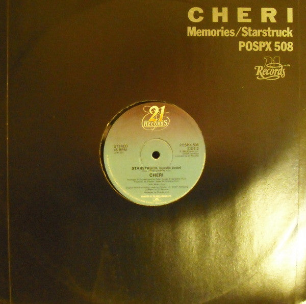 Cheri : Come And Get These Memories (12")