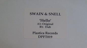 Swain & Snell : Hello (12", Promo, W/Lbl)