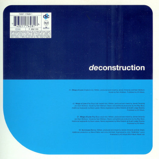 Bone (2) : Wings Of Love (12", Single)