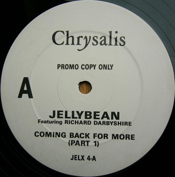 John "Jellybean" Benitez Featuring Richard Darbyshire : Coming Back For More (12", Promo)