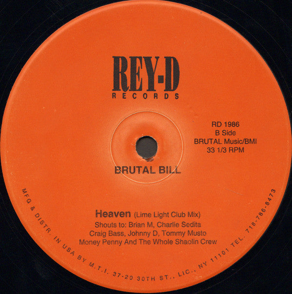 Brutal Bill : Are You Ready / Heaven (12")