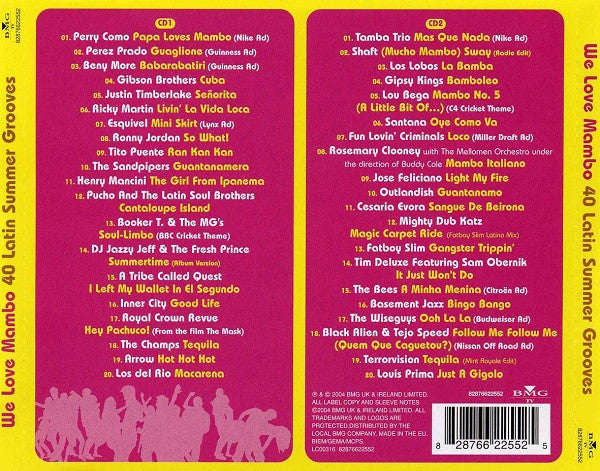 Various : We Love Mambo - 40 Latin Summer Grooves (2xCD, Comp)