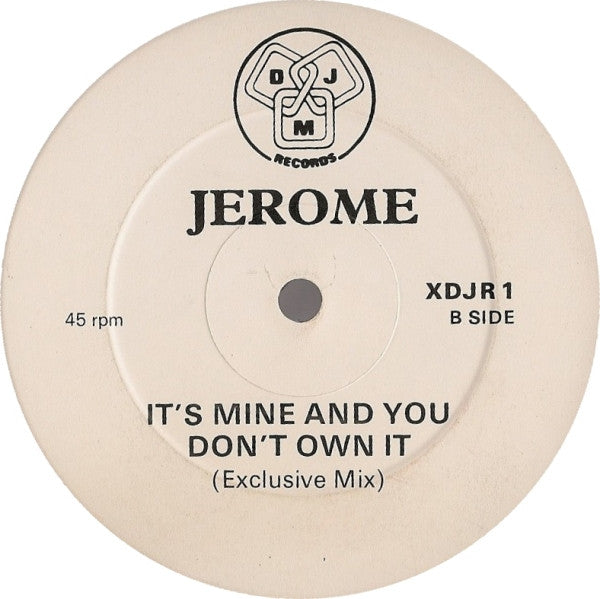 Steve Jerome (2) : It's Mine And You Don't Own It  (12", Ltd, Promo)