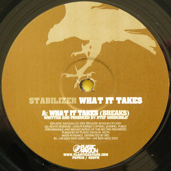 Stabilizer : What It Takes (12")