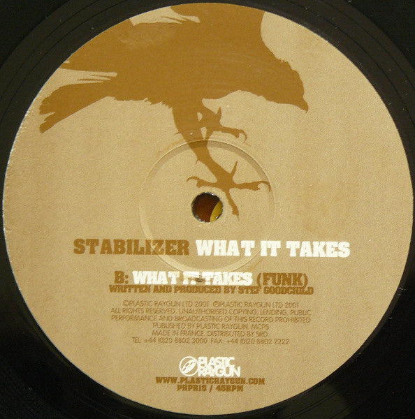 Stabilizer : What It Takes (12")