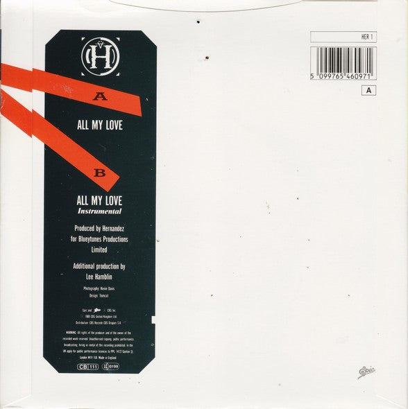Wayne Hernandez : All My Love (7")