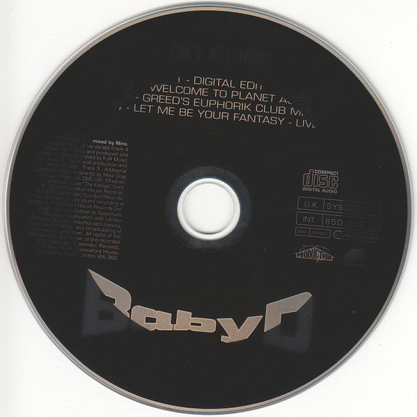 Baby D : So Pure (CD, Single)