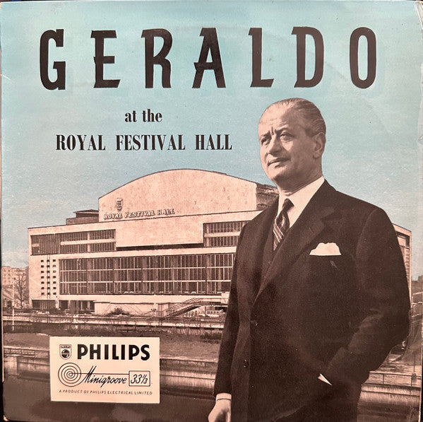 Geraldo : Geraldo at the Royal Festival Hall (10", Mono)