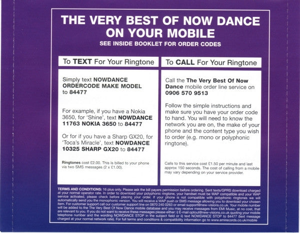 Various : The Very Best Of Now Dance (3xCD, Comp)