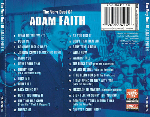 Adam Faith : The Very Best Of Adam Faith (CD, Comp)