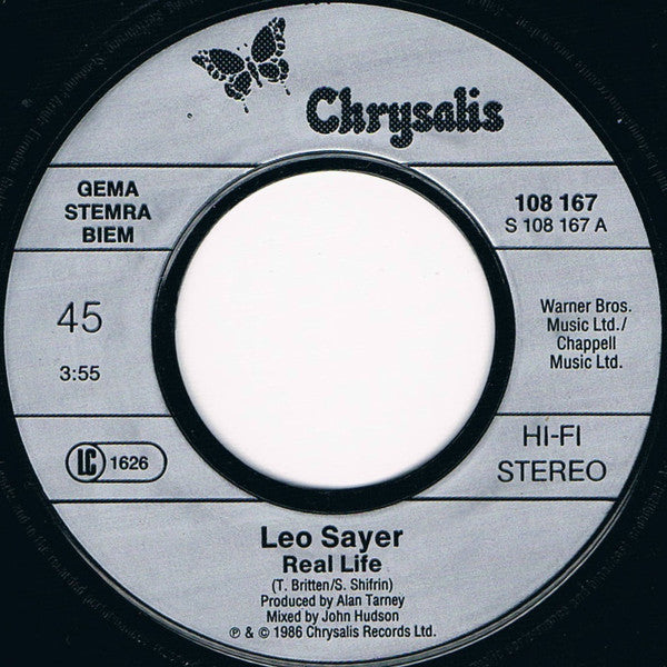 Leo Sayer : Real Life (7", Single)