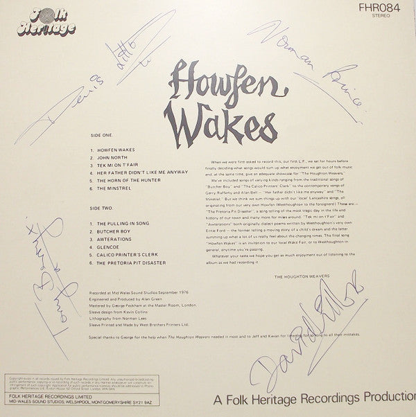 The Houghton Weavers : Howfen Wakes (LP)
