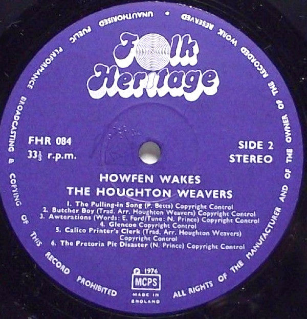 The Houghton Weavers : Howfen Wakes (LP)