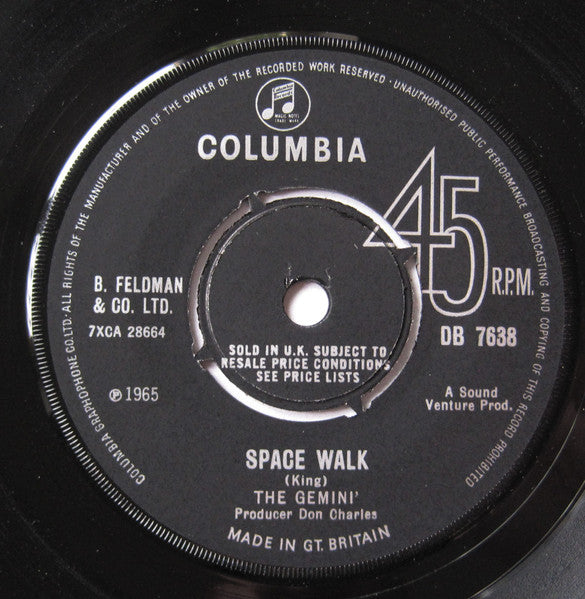The Gemini : Space Walk (7")