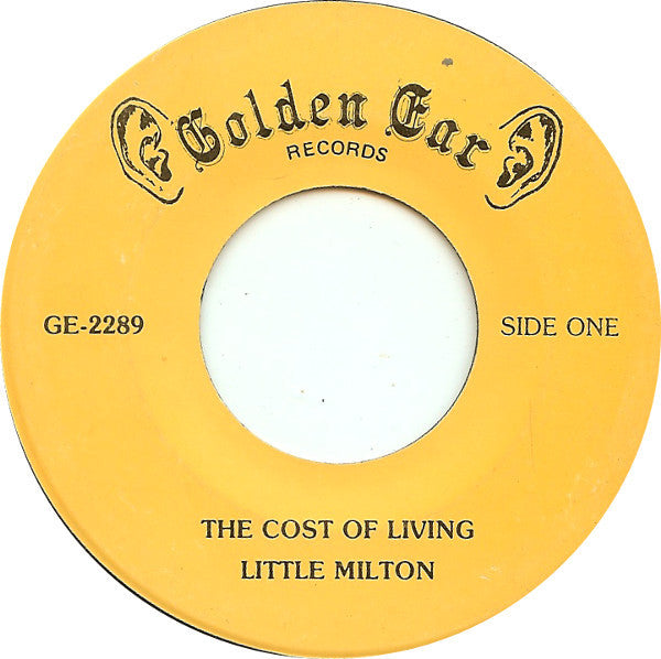 Little Milton / Jackie Ross : The Cost Of Living / I Need You Baby (7")