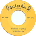 Little Milton / Jackie Ross : The Cost Of Living / I Need You Baby (7")