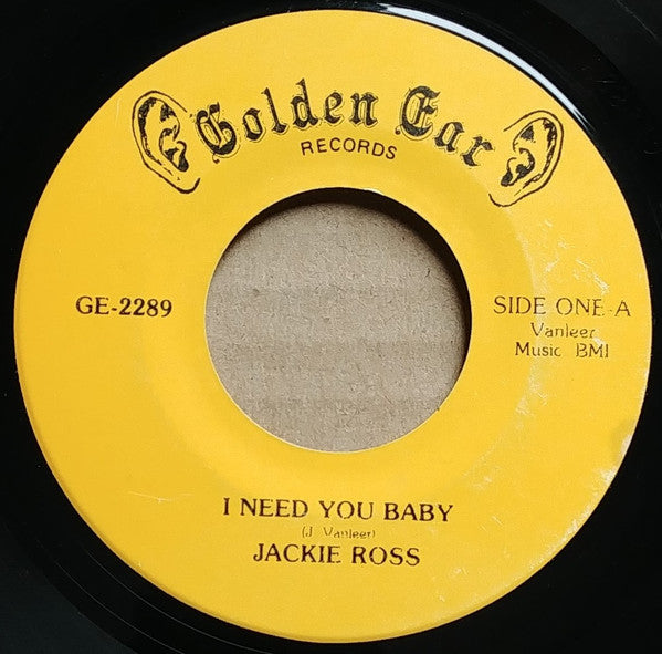 Little Milton / Jackie Ross : The Cost Of Living / I Need You Baby (7")