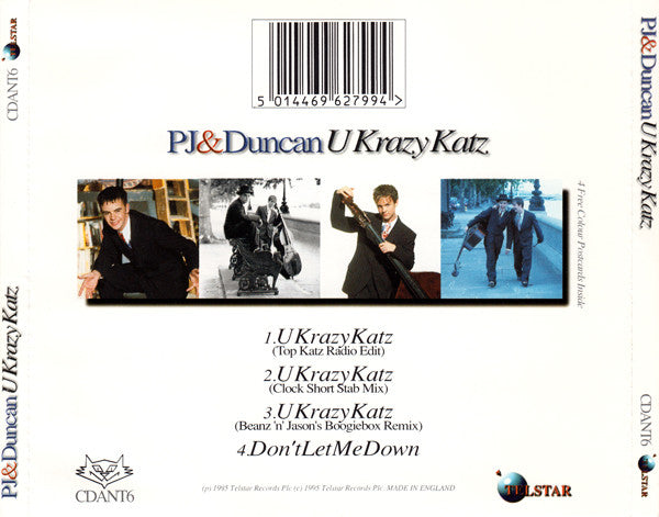 PJ & Duncan : U Krazy Katz (CD, Single)
