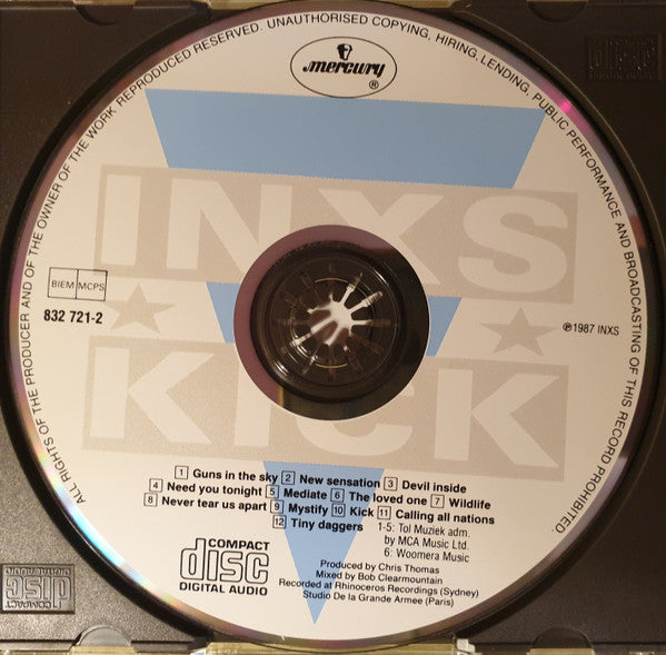 INXS : Kick (CD, Album, RP)