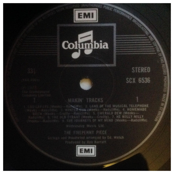 The Fivepenny Piece : Makin' Tracks (LP, Album)