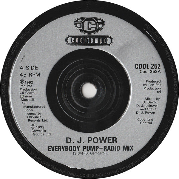 DJ Power : Everybody Pump (7")