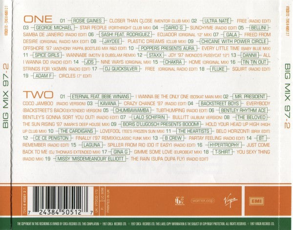 Various : Big Mix 97 ② (2xCD, Comp, Mixed)
