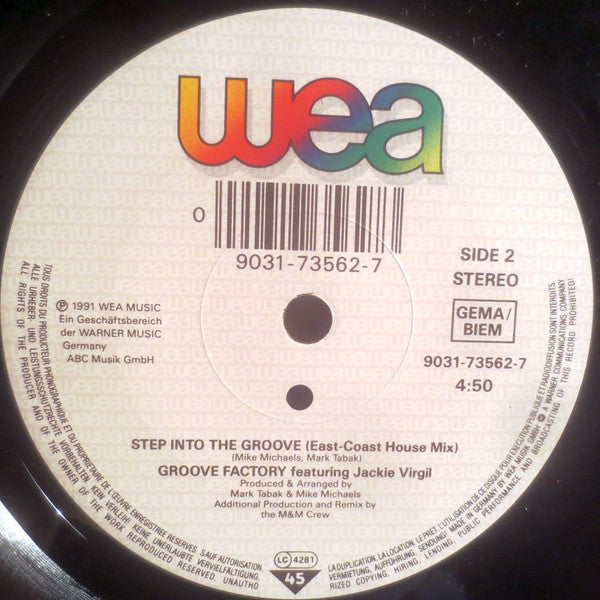 Groove Factory Feat. Jackie Virgil : Don't Stop The Music (7", Single)