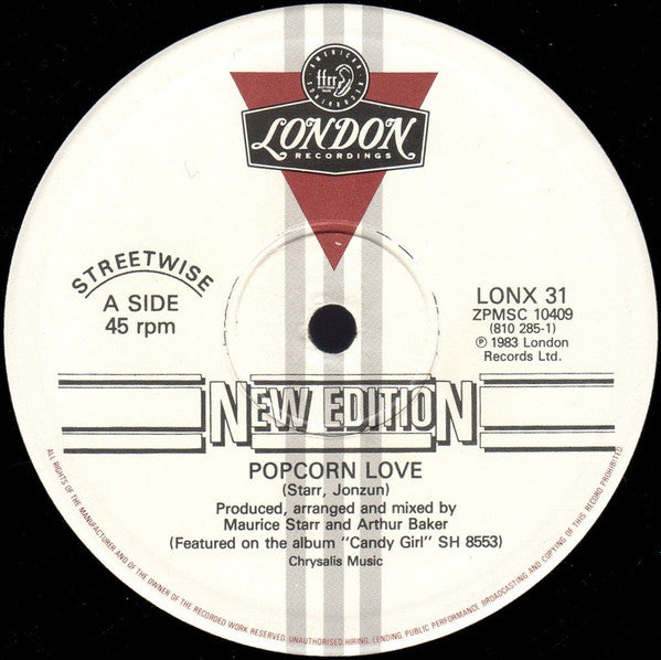 New Edition : Popcorn Love (12")