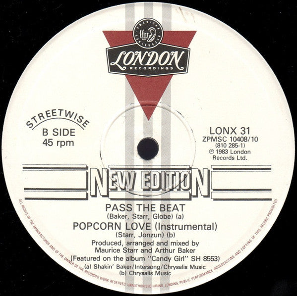 New Edition : Popcorn Love (12")