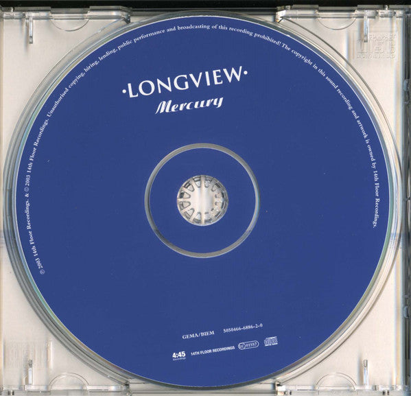 Longview : Mercury (CD, Album)