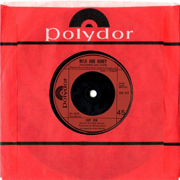 Milk And Honey Featuring Gali Atari : Hallelujah (7", Single)