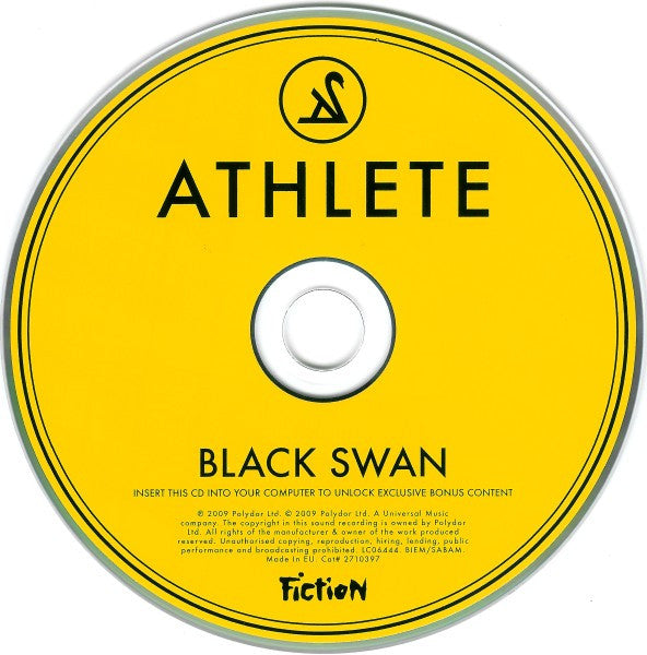 Athlete : Black Swan (CD, Album, Enh)