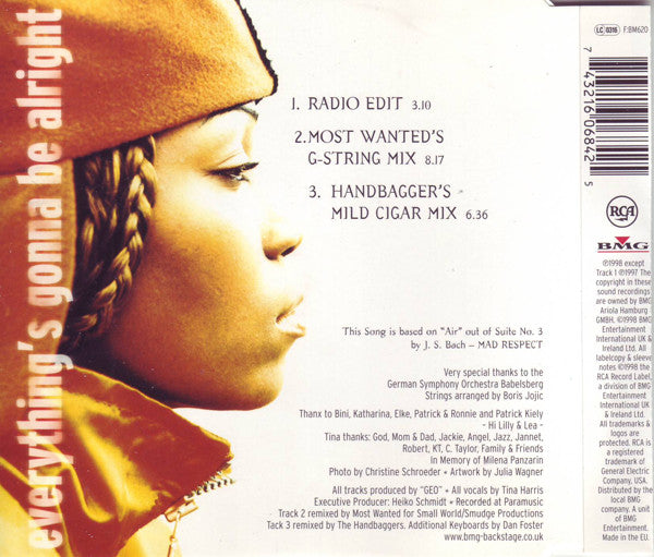 Sweetbox : Everything's Gonna Be Alright (CD, Single)
