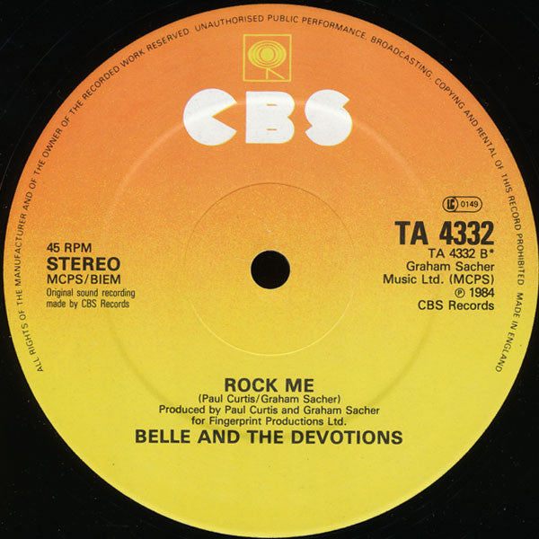 Belle And The Devotions : Love Games (12")