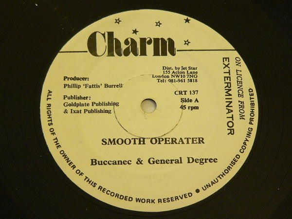 Buccaneer & General Degree : Smooth Operator (12")